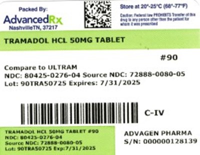 Label 4 (Tramadol HCl 80425 0276 04)